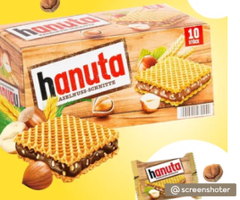 Вафли HANUTA 220 гр,