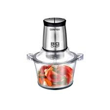 Чоппер Centek CT-1394 Сталь <600Вт> 2 скорости, стеклянная чаша 1,5л, разборные ножи