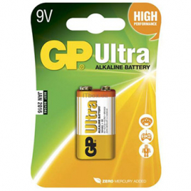Батарейка GP Ultra 9V алкалиновая