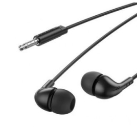 Наушники BOROFONE BM83 с микрофоном, кабель 1,2м цвет: черный