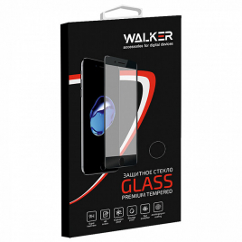 СТЕКЛО WALKER для айфона 12 Pro Max черное