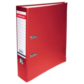 Папка-регистратор " Erich Krause " Бизнес сборная А4 70мм красная, ПВХ, пластиковый карман со сменно