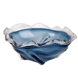 Ваза для фруктов "Iceberg", d=26см, (стекло) (индивидуальная упаковка)