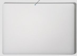 Доска разделочная, 50*35*1,8 см, белая 1029712