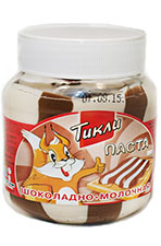 Паста ТИКЛИ шоколадно-молочная 350 г (12 шт/уп)