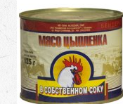 Мясо цыпленка  НД ж/б 525 г (12 шт/уп)