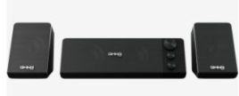 Колонки Оклик OK-450 2.1 черный 15Вт BT портативные   10669027