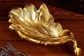 Блюдо "Лист" алюминий 23х12,5х4 см    5089334