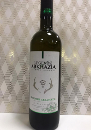 Вино ШАРДОНЕ АБХАЗСКОЕ белое сухое 0,75 л