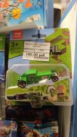 Машинка ХотВилс Майнкрафт в/бл 86004