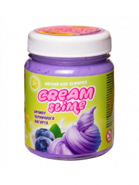 Игрушка ТМ "Slime" Cream-Slime с ароматом черничного йогурта, 250 г