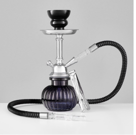 Кальян в сборе для курения комплект "Бостон", 25 см, черный   9448310