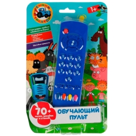 Игрушка на батарейках Обучающий пульт СИНИЙ ТРАКТОР 70 песен,загадок,стихов.све HT583-R1 /120/. Пред