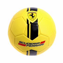 Мяч футбольный FERRARI р.5, PVC, цвет желтый/черный   7426461