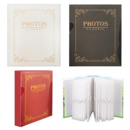 Фотоальбом " KWELT " 200 фото Books ассорти (без возможности выбора цвета и дизайна), 13*18см, тверд