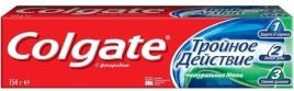Зубная паста COLGATE Тройное действие натуральная мята 100 мл