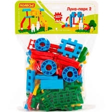 Конструктор "Луна-парк 2" (107 элементов) (в мешке)