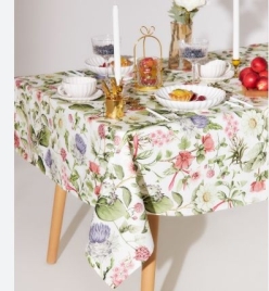 Скатерть Этель Organic home 146×250 см, репс 210 г/м², 100% хлопок