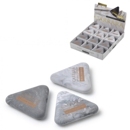 Ластик " Bruno Visconti " Carrara, 36*40*8мм, треуголный, синтетический каучук, картонный дисплей