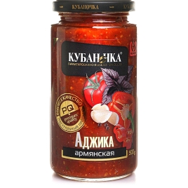 Аджика КУБАНОЧКА армянская  с/б 500 г (12 шт/уп)