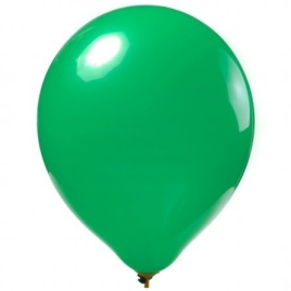 Шар воздушный пастель №12, зеленый, 100шт/уп