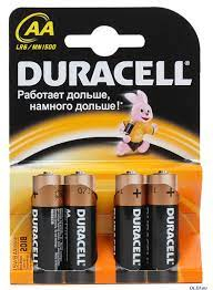 Батарейка Duracell LR6 пальчиковая уп12