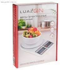 Весы кухонные LuazON LVK-704, электронные, до 7 кг, белые 602993 фото 1