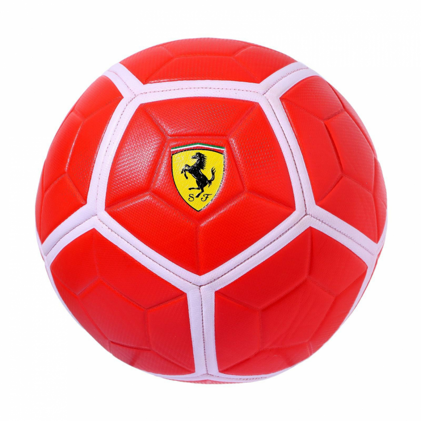 Мяч футбольный FERRARI р.5, цвет красный   7039608 фото 1