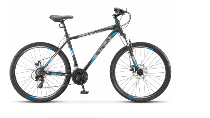 Велосипед 2-х 27.5" Navigator-700 V 21" Черный матовый фото 1