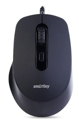 Мышь проводная беззвучная Smartbuy ONE 265-K черная (SBM-265-K) фото 1