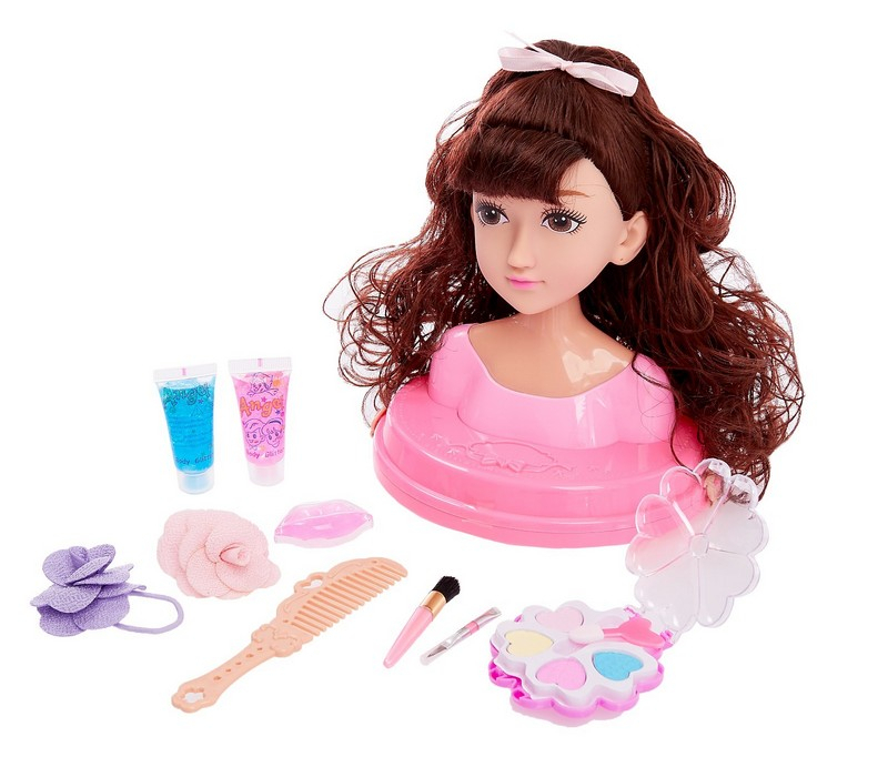 Кукла-манекен для создания причёсок "Стелла" с аксессуарами 4383027 фото 1
