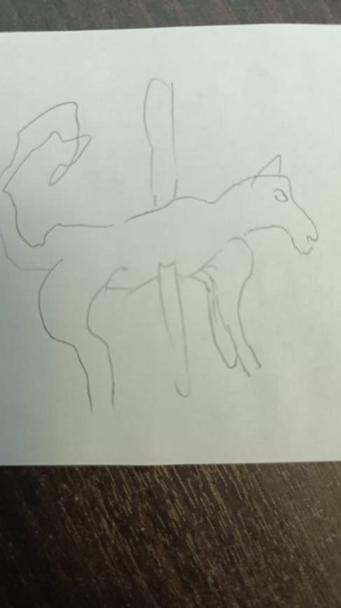 Конь на палочке НГ фото 1