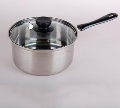 Ковш с крышкой 2л Металл стальной цвет кратно 1 фото 1