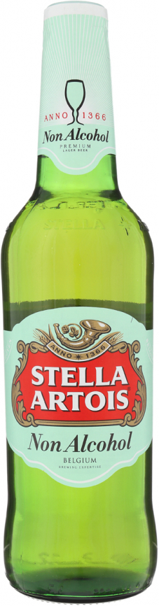 Пиво СТЕЛЛА АРТУА светлое безалкогольное с/б 0,47 л (20 шт/уп) фото 1