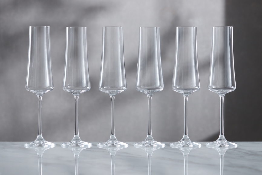Набор бокалов для шампанского 210 мл "Экстра", 6 шт 4301596 фото 1