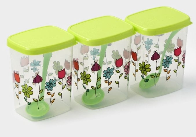 Набор банок для хранения "Аромат утра", 400 мл, 250 мл, 2 шт   10472233 фото 1