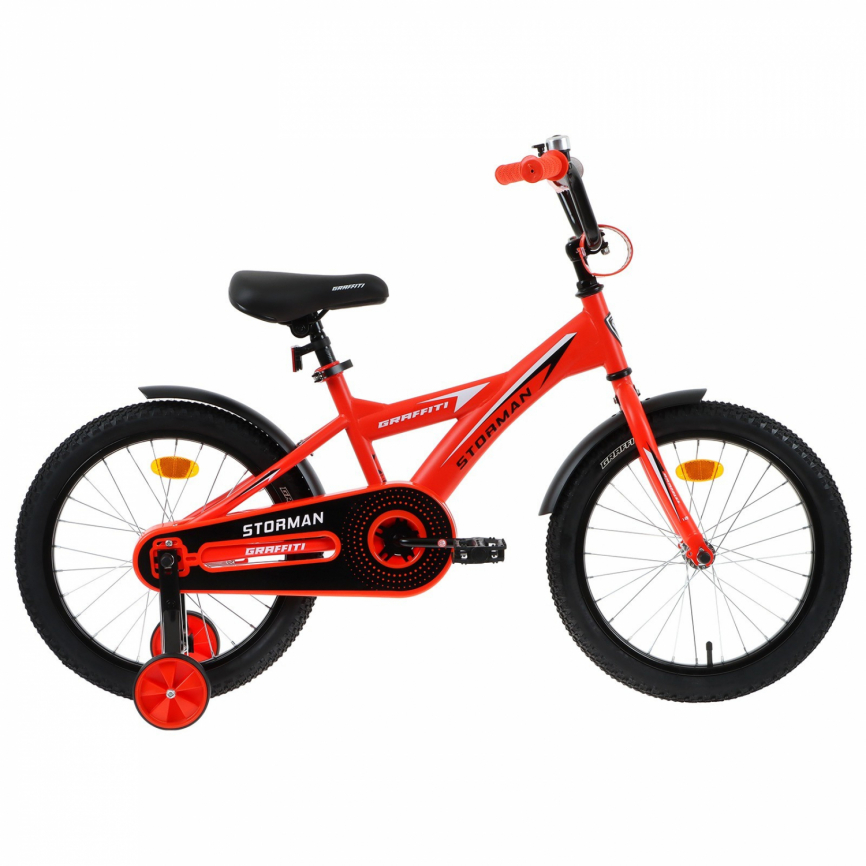 Велосипед 18" Graffiti Storman, цвет оранжевый 7642861 фото 1