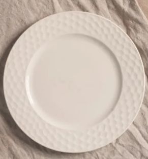 Набор тарелок плоских 20 см JEWEL Нежность 6 предметов (new bone) фото 1