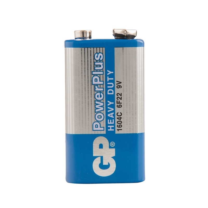 Батарейка GP PowerPlus MN1604 (6F22) Крона, солевая, OS1 фото 1