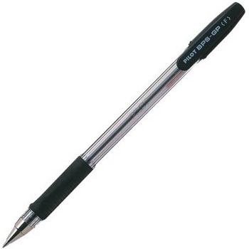 Ручка шариковая " Pilot " Fine черная 0,7мм резиновый держатель, чернила на масляной основе, металли фото 1