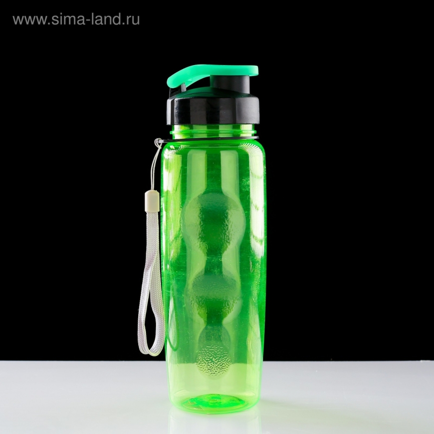 Бутылка для воды, 650 мл, 23 х 7 см, микс 2965791 фото 1