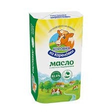 Масло КОРОВКА ИЗ КОРЕНОВКИ сливочное традиционное 82,5% 180 г :: Масло ...