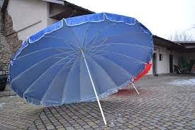 уличный зонт, круглый, цвет синий 3м, толстый, 8 спиц фото 1