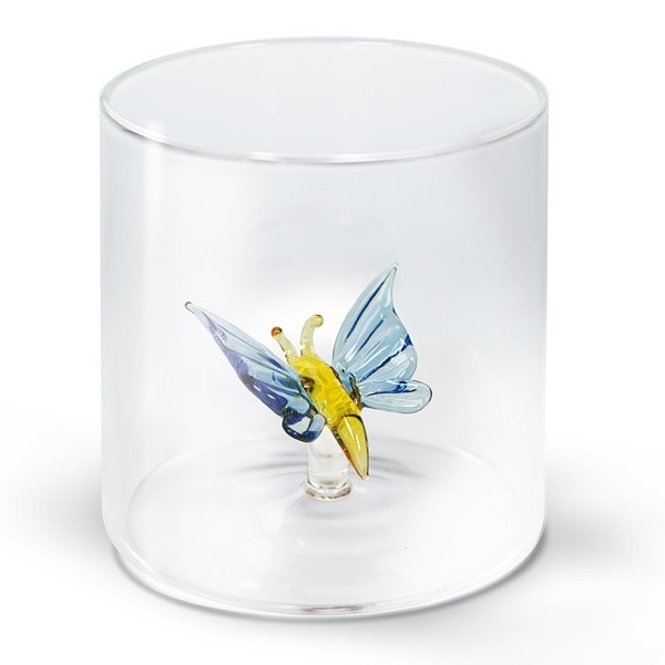 Стакан 0.25л "Бабочка" в подарочной упаковке. фото 1