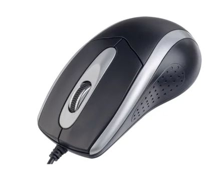 Мышь проводная Perfeo "TOUR", 3 кн, DPI 1000, USB, чёрн/серебр фото 1
