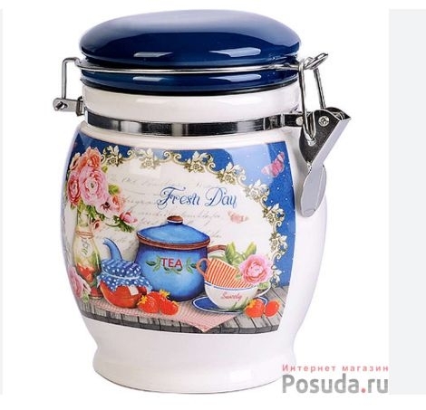 26396 Банка для сыпучих 750мл Натюрморт LR (х36) фото 1