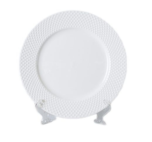 Набор тарелок плоских 20 см JEWEL Адель 6 предметов (new bone) фото 1