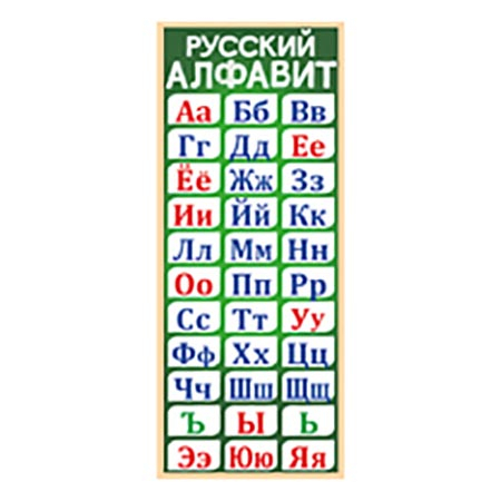 Закладка магнитная " Империя поздравлений " 410 Русский алфавит, без отделки, 50*110мм фото 1
