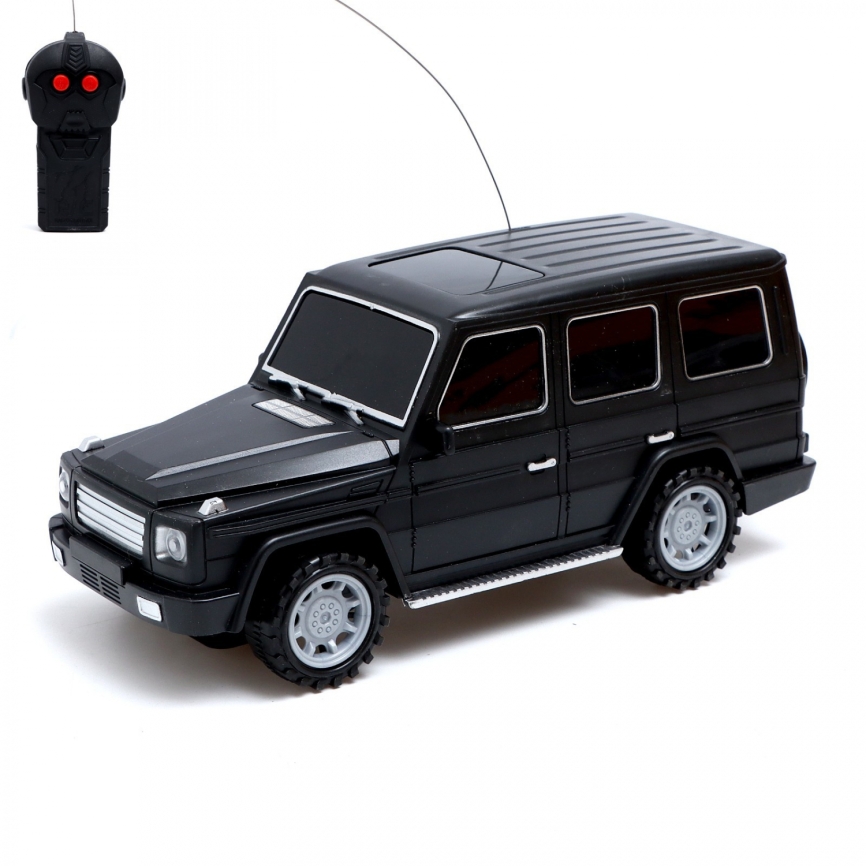 Джип радиоуправляемый "Гелик", работает от батареек, цвет черный   7664528 фото 1
