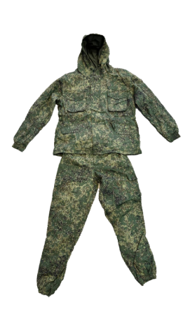 Костюм демисезонный мужской Горка Рип-стоп Камуфляж с флисовой подкладкой (р 44, Зеленый) фото 1